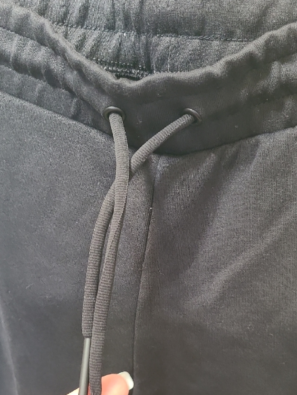 Adidas Black and White Track Pants with Logo Tag NWOT - Picture 5 of 8